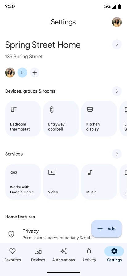 Here S The Thoroughly Rebuilt And Redesigned Google Home App   Google Home App Redesign Settings 1 