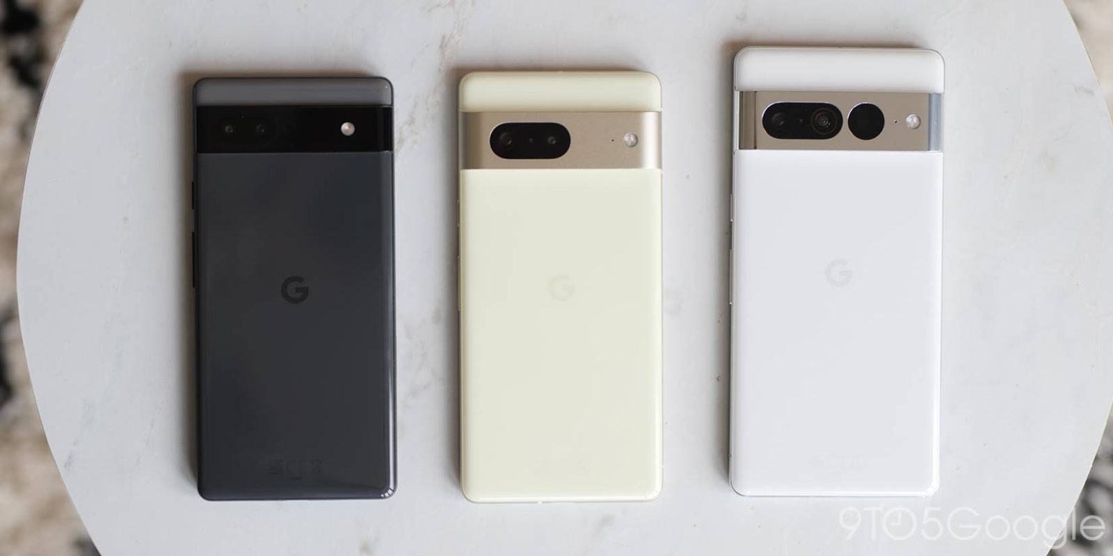 Google Pixel 7 vs. Pixel 6a