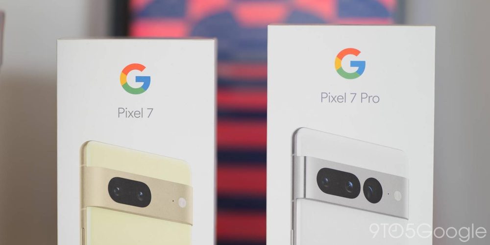 pixel 7 and pixel 7 pro retail packaging