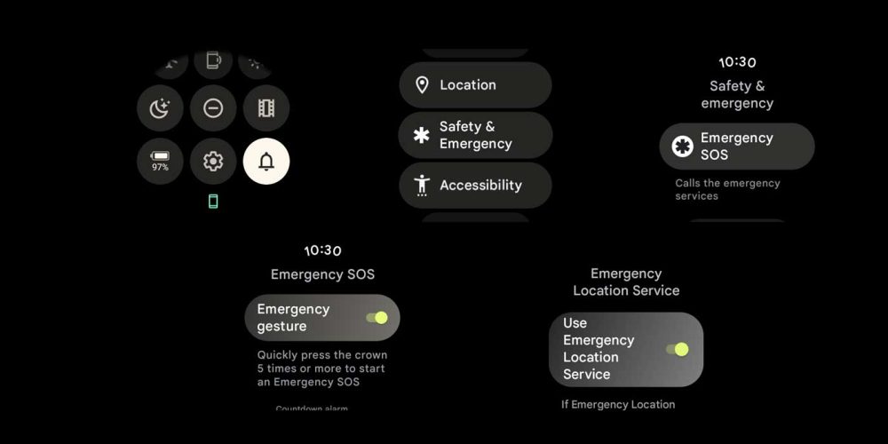 pixel watch emergency sos mode