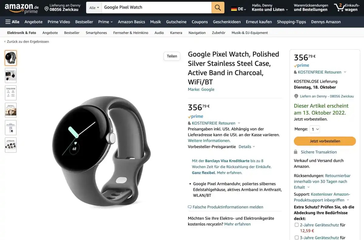 Pixel Watch bands and faces leak in Amazon listing - 9to5Google