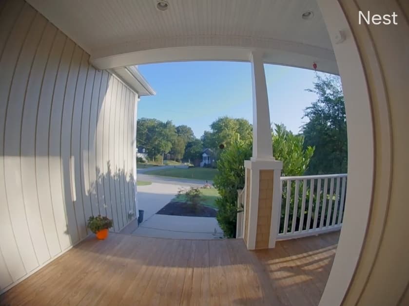 Nest doorbell discount camera view