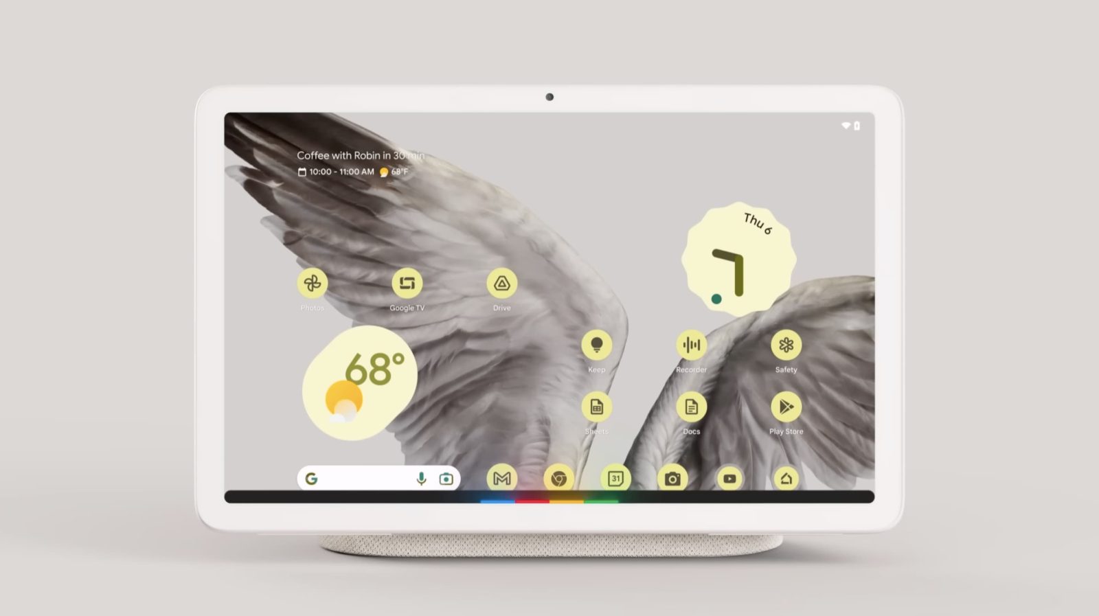 Pixel Tablet UI