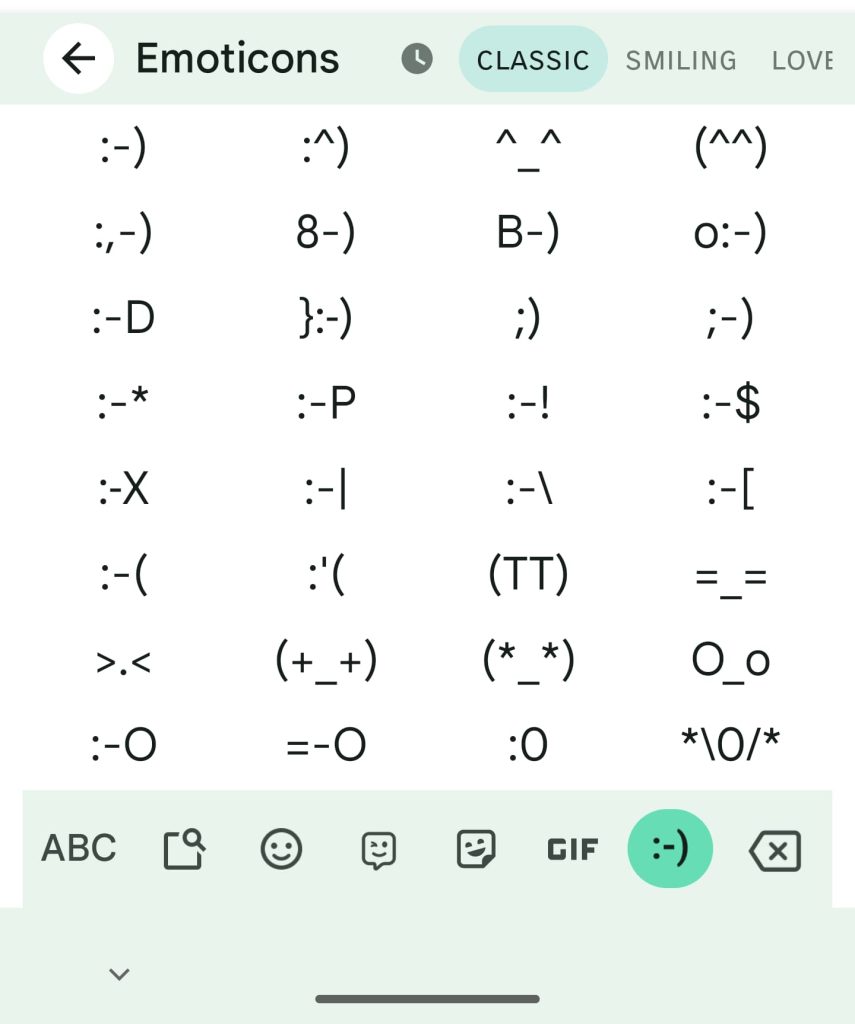 Redesigned Gboard emoji picker