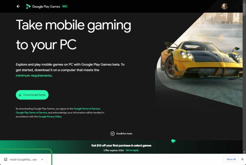 install android games pc