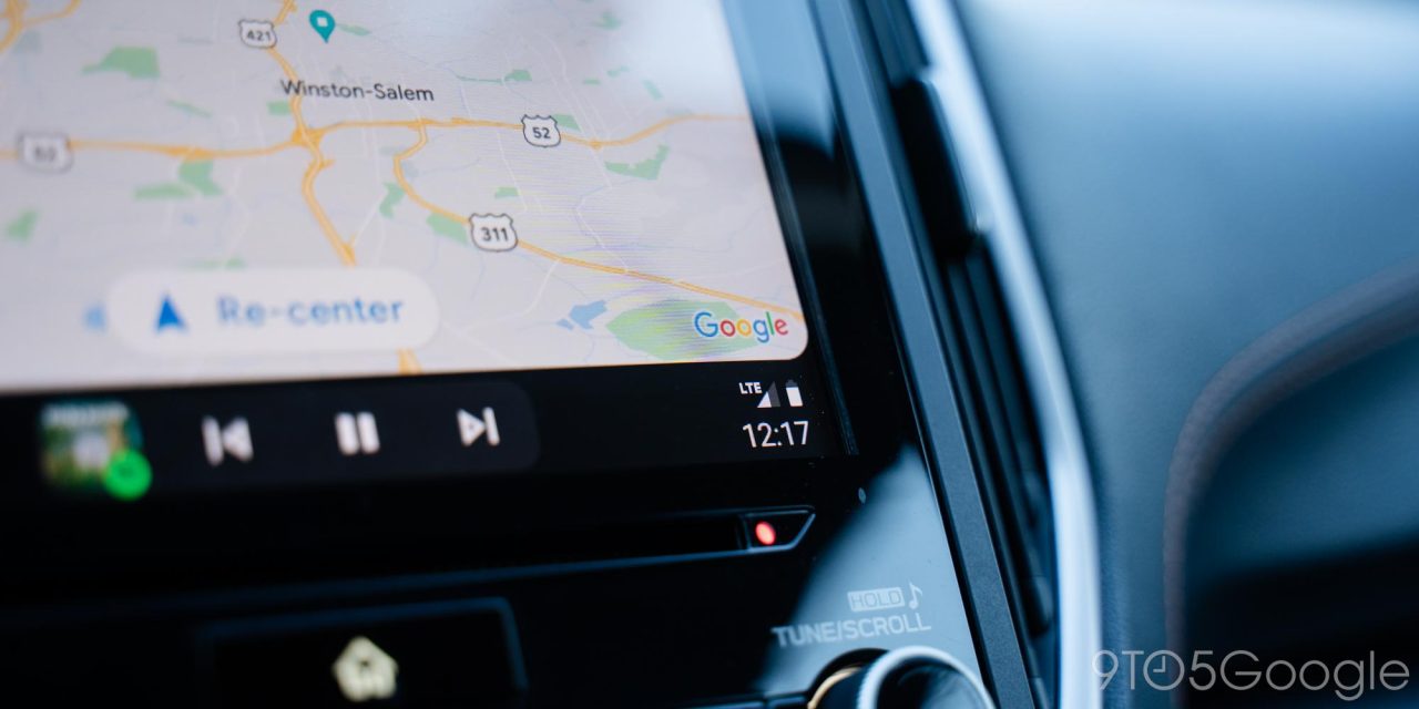 android auto redesign time widget