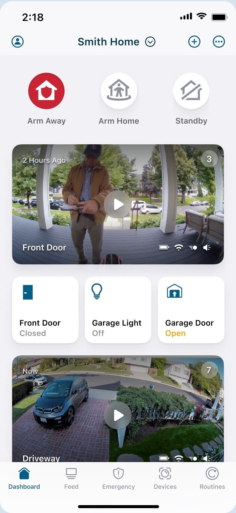 Arlo home 2024 security app