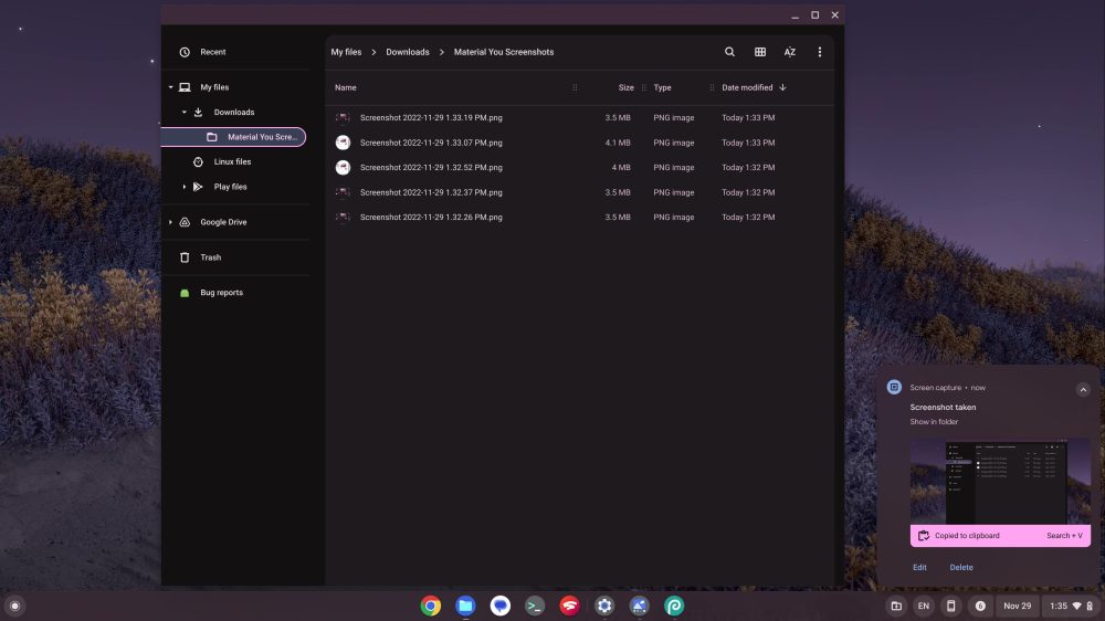 ChromeOS Stuff You've redesigned the Files app and notifications