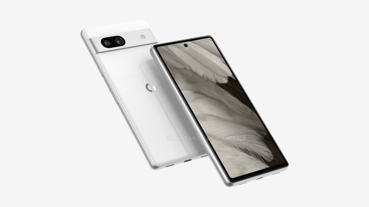 Google Pixel 7a renders reveal updated camera bar and other design revisions