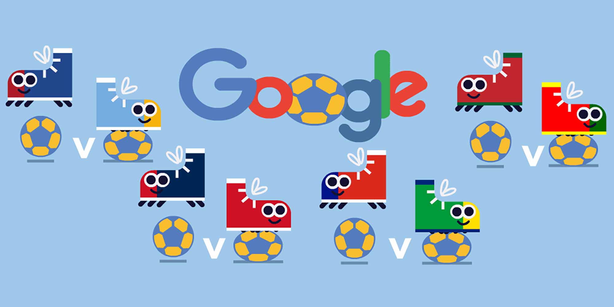 2022 World Cup Quarter Finals Google celebrates with Doodle