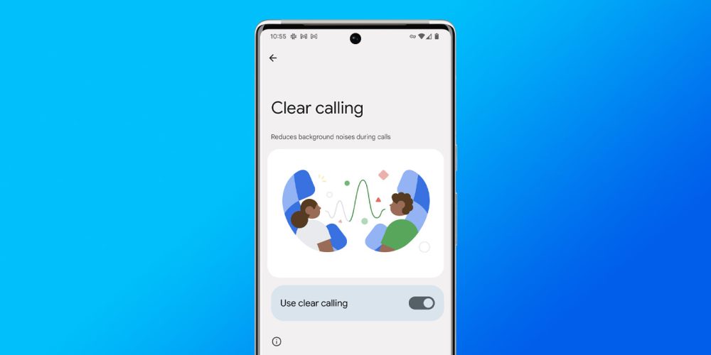 turn on clear calling pixel 7