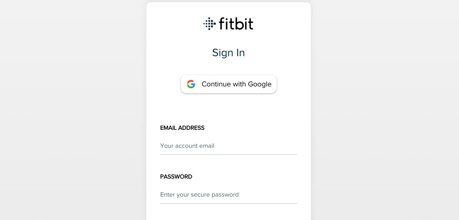 removing Google sign-in support ahead of account transition