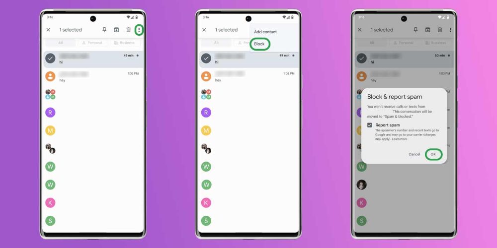 Bloquer Le Numéro Google Messages Android