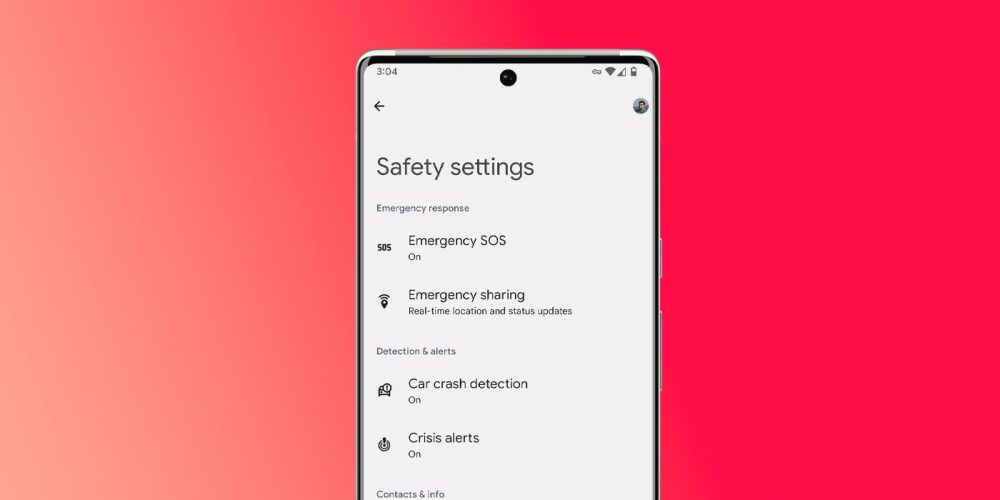 pixel safety features app android