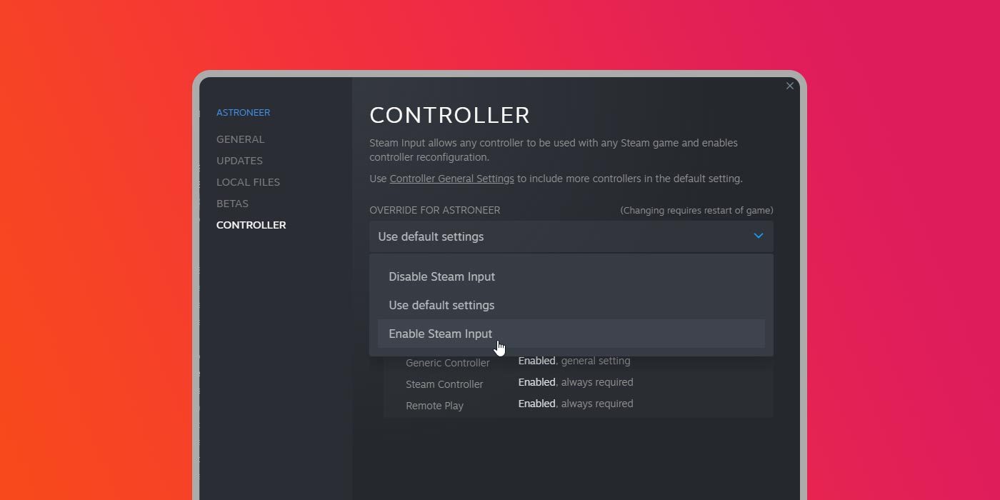 Stadia Controller on Steam: Change these settings to make it work