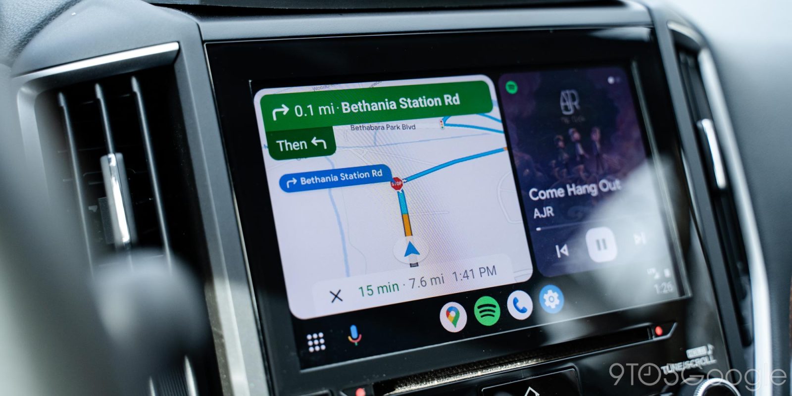 Android Auto is rolling out another new design for Google Maps