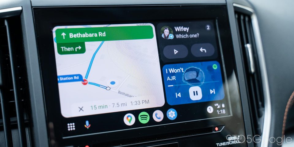 android auto change layout