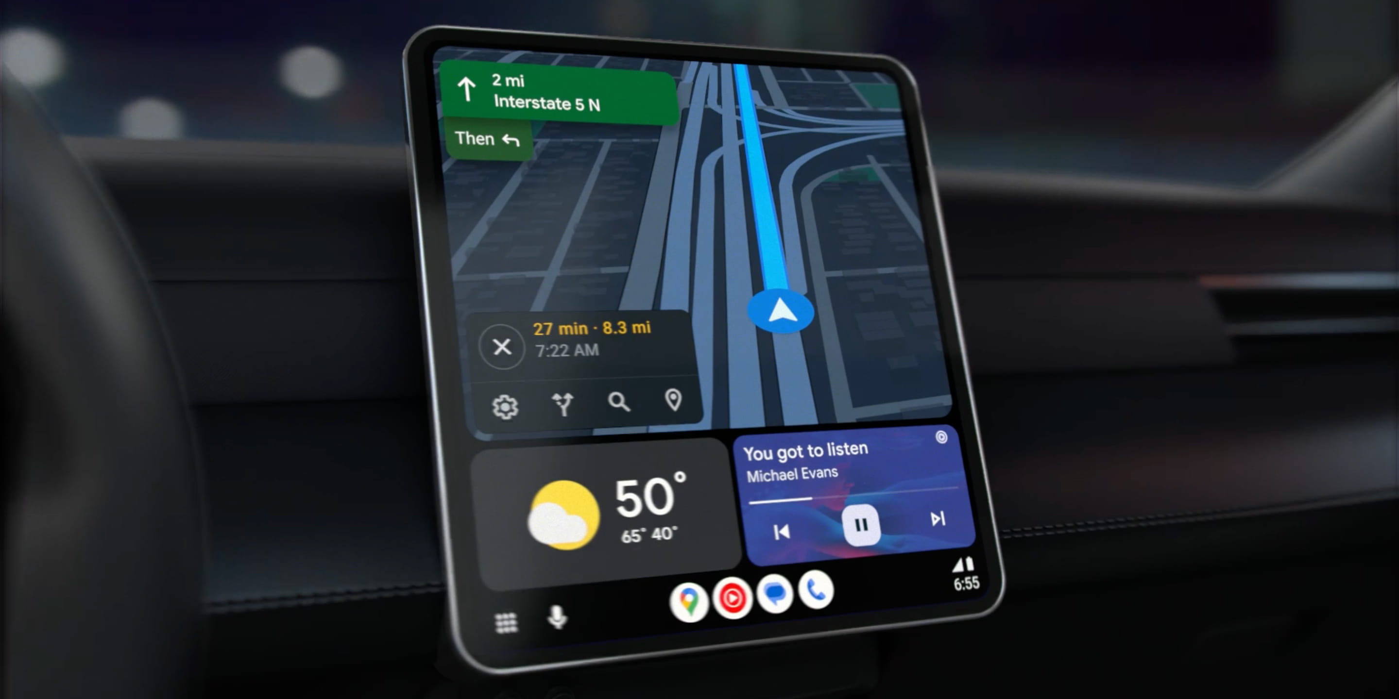 Android Auto split-screen support begins rolling out - 9to5Google