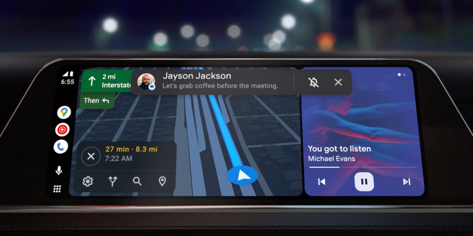 Waze adds support for Android Auto redesign