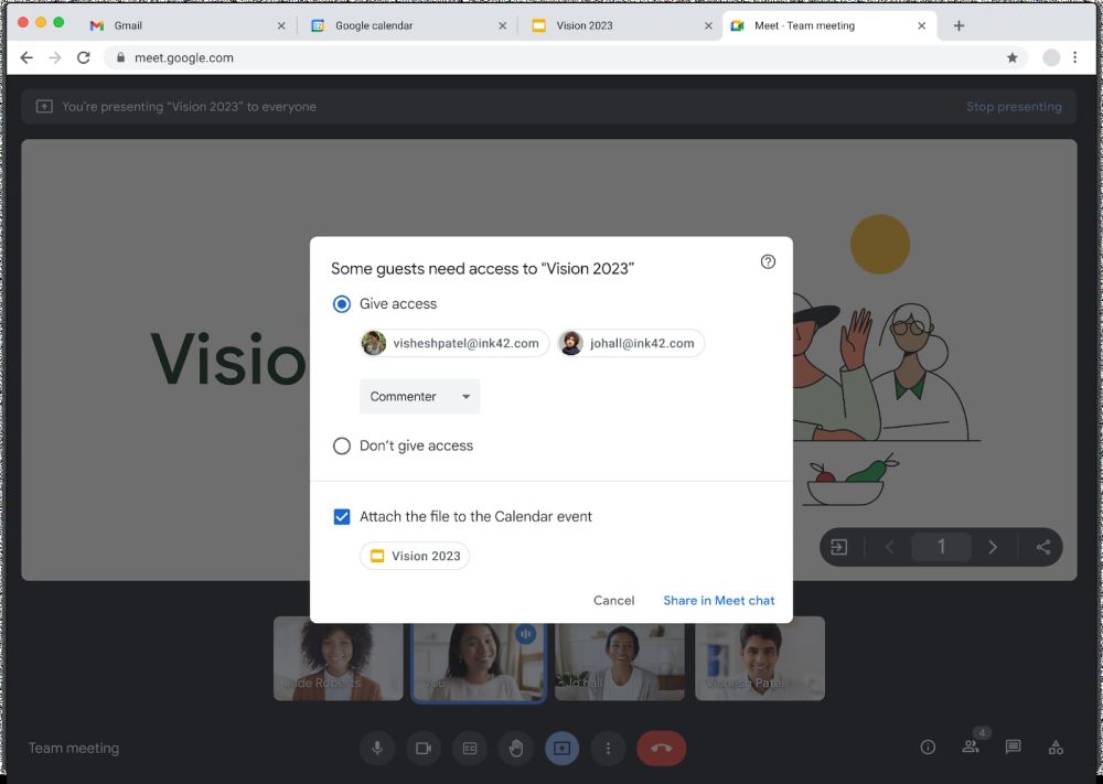 Google Meet making it easier to share files during calls