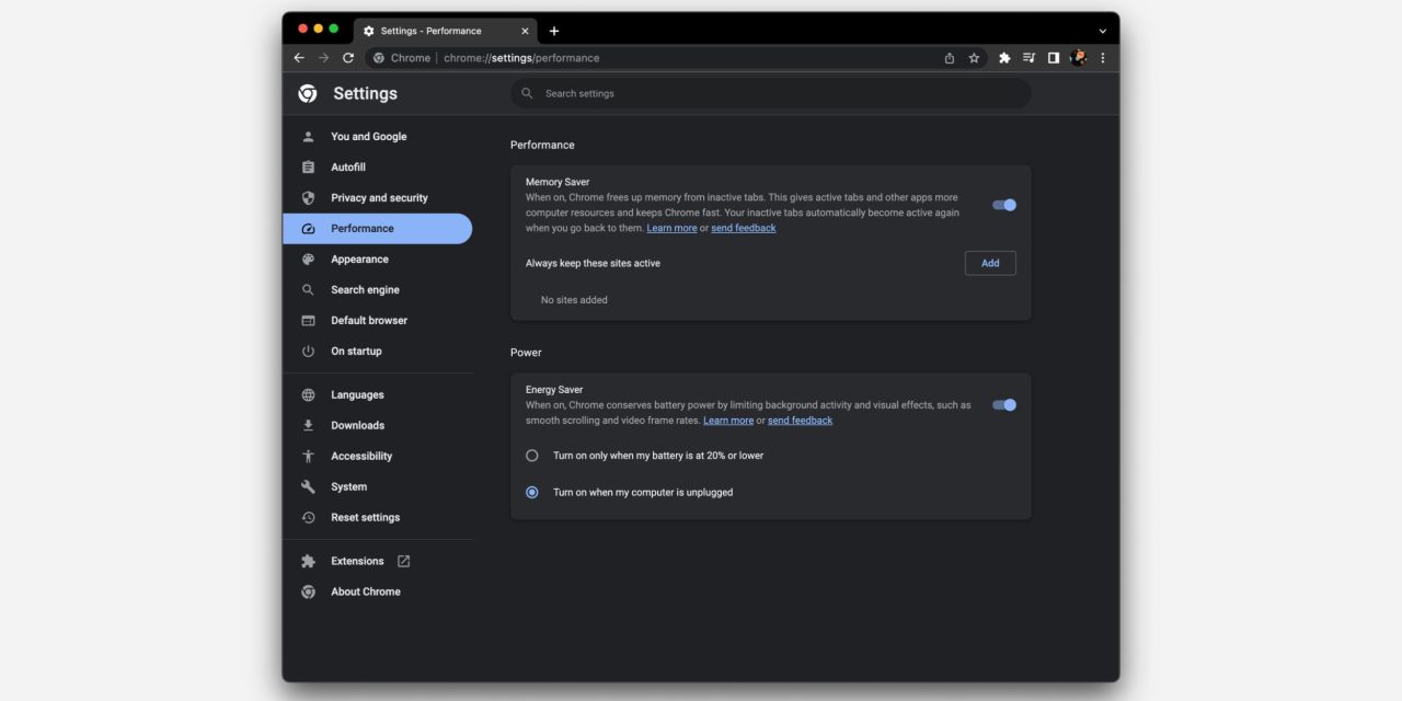 Google Chrome rolls out Memory and Energy Saver modes | Sounds Nerdy