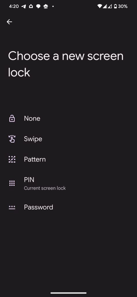 Il PIN Android può modificare la password del tuo account Google