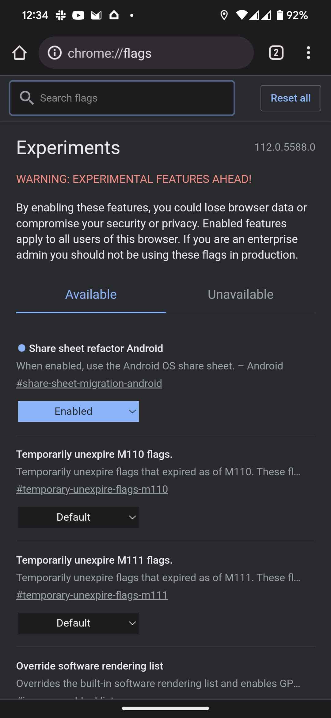 Google Chrome moving to Android's sharing menu [Gallery]