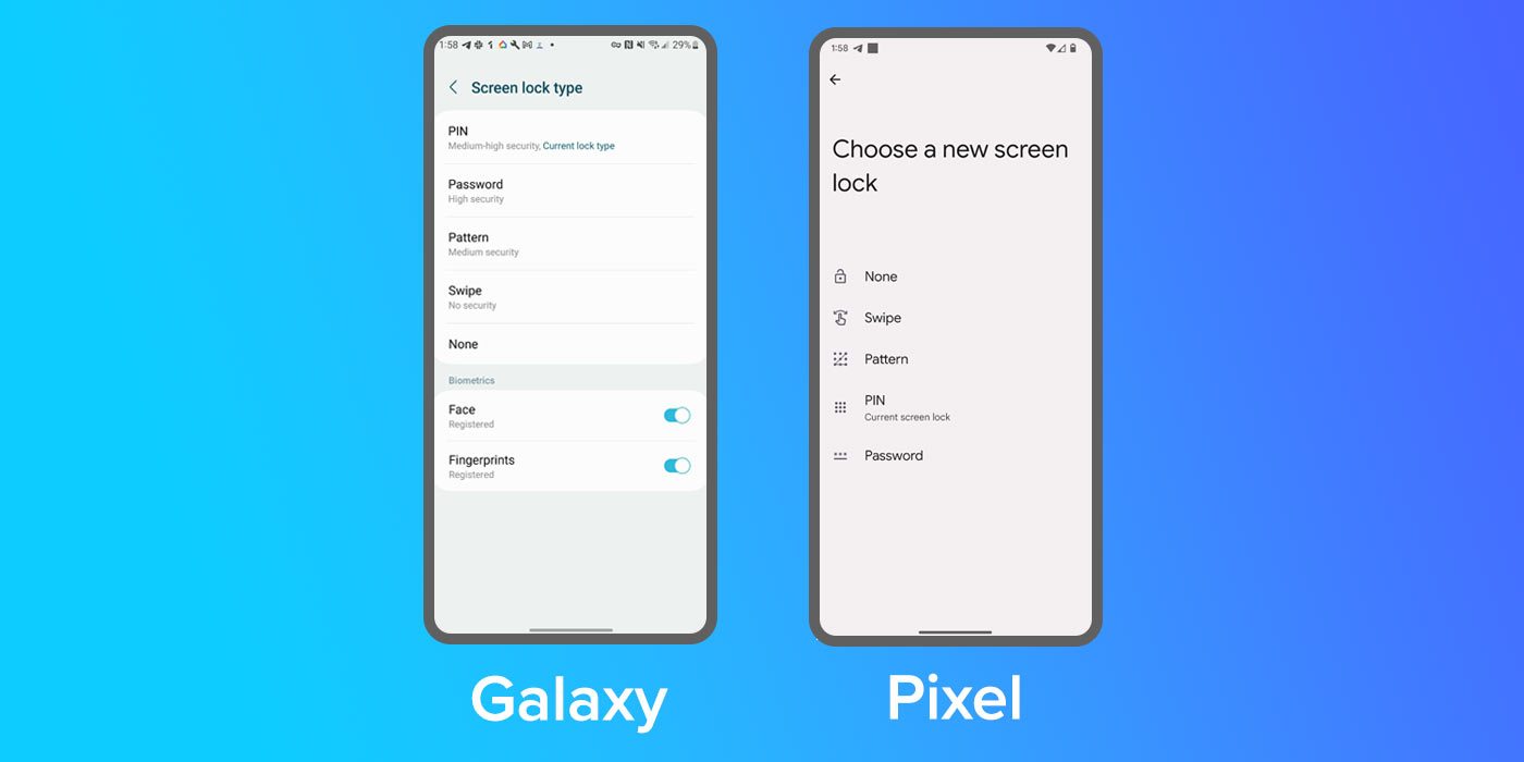 Android security: How to set a PIN, password, and biometric login