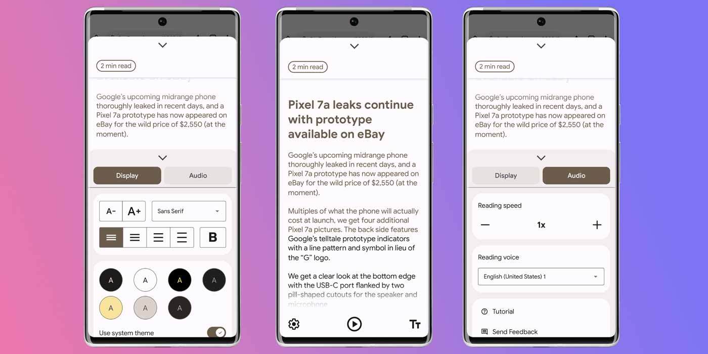 Android’s new Reading Mode: How to install and use the feature