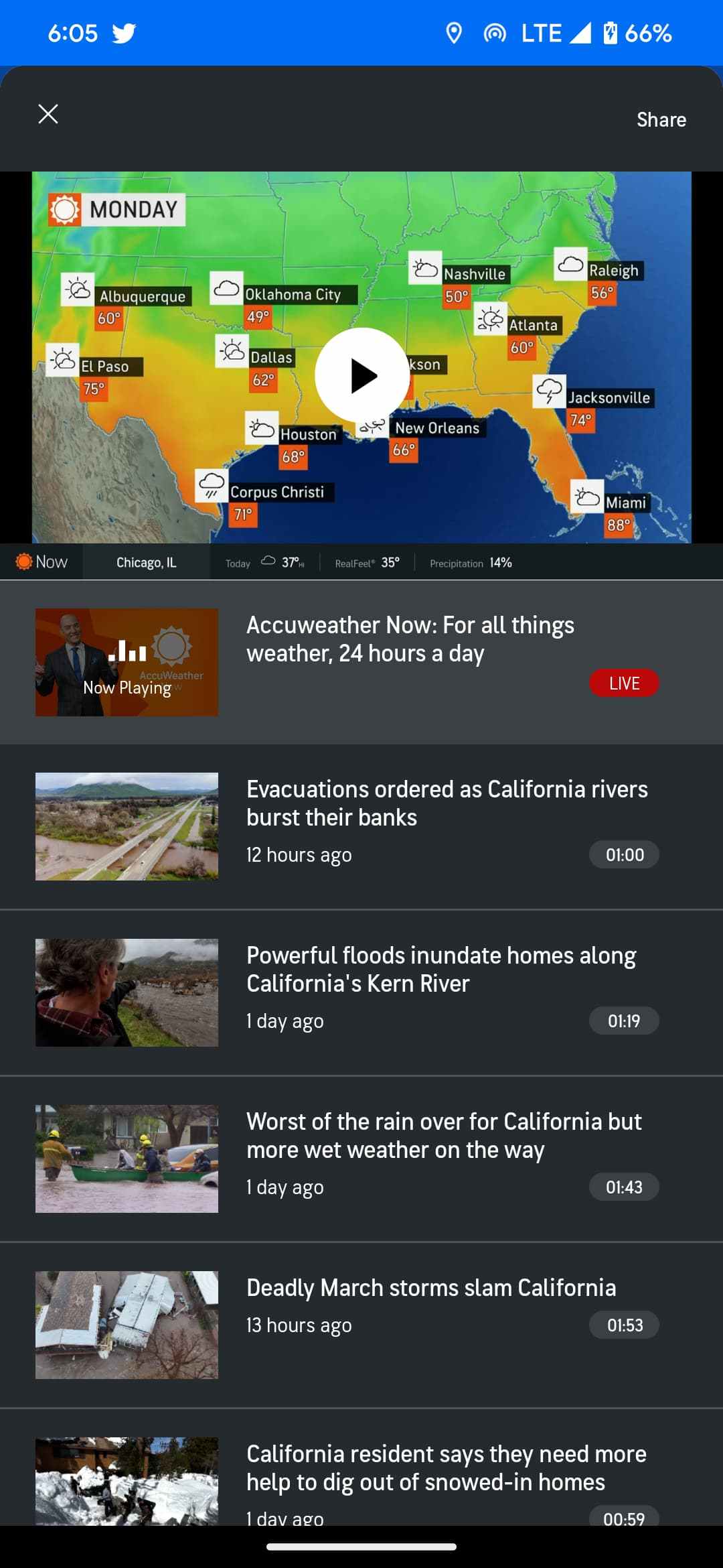 Accuweather app improves forecasts on Android and iOS