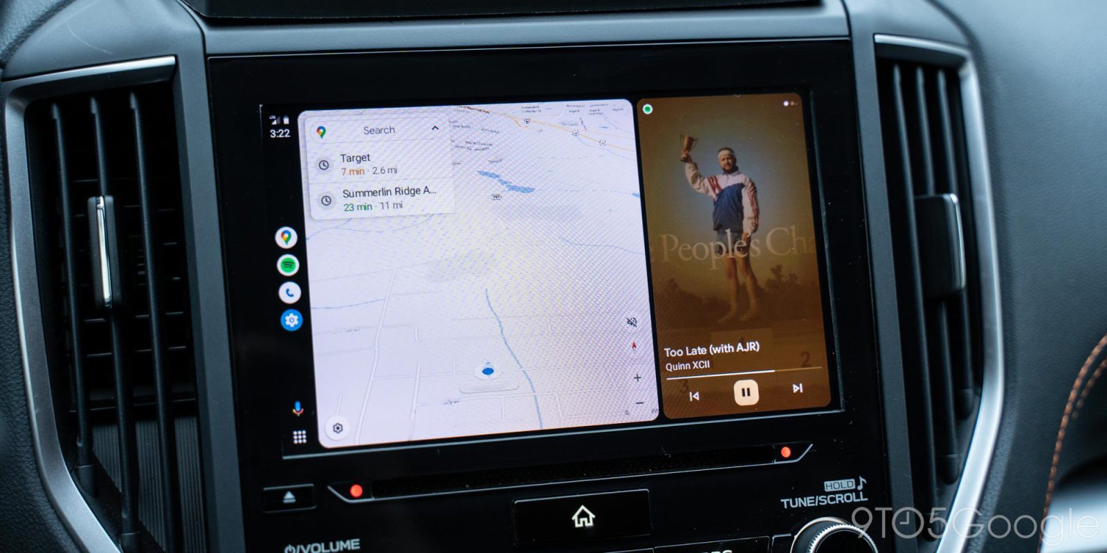 Android Auto’s dashboard view should show multiple apps