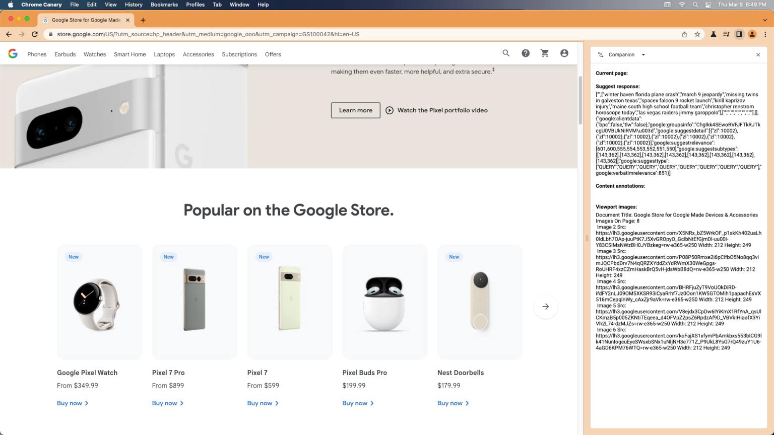 Imagem relacionada a Search Companion, recurso do Chrome que promete facilitar buscas na web