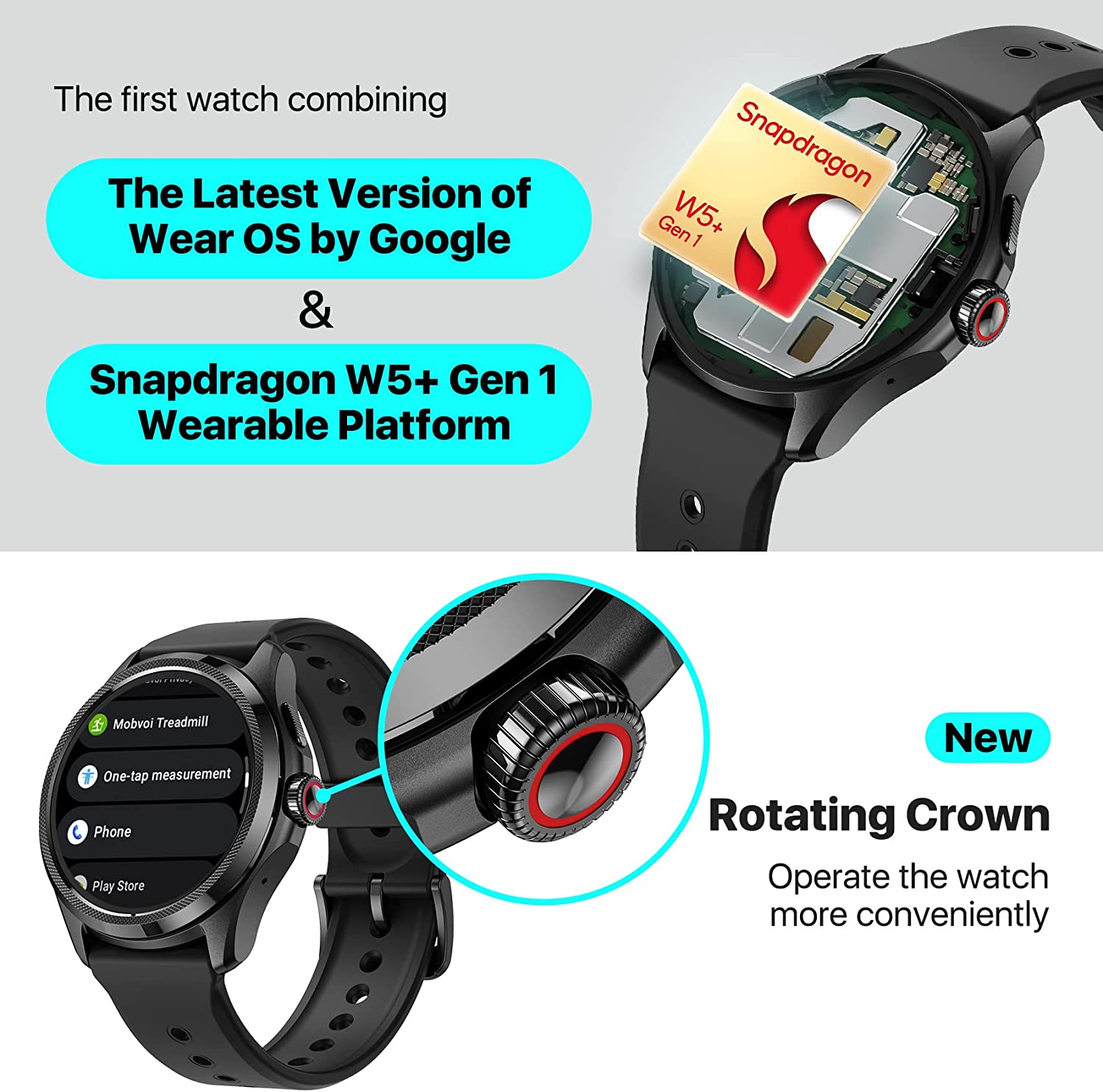 Mobvoi TicWatch 5 Pro announced with new SoC, improved health tracking -   news