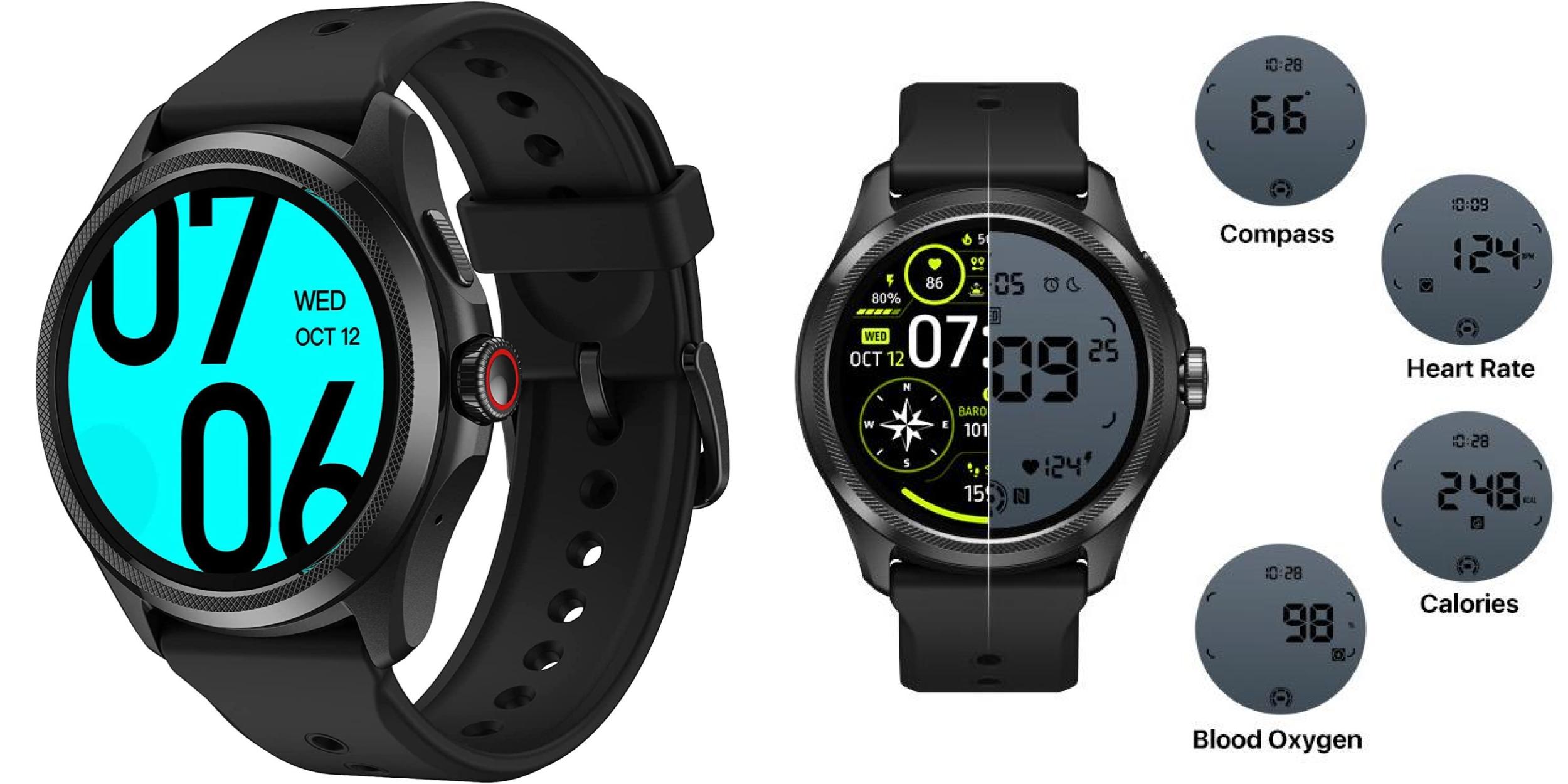 Buy MOBVOI Ticwatch GTH Smart Watch with 24 Hour Heart Rate Monitoring,  Raven Black at Reliance Digital