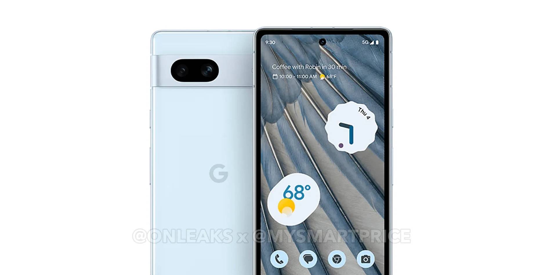 Pixel 7a official case lineup leaks showcasing all three colors