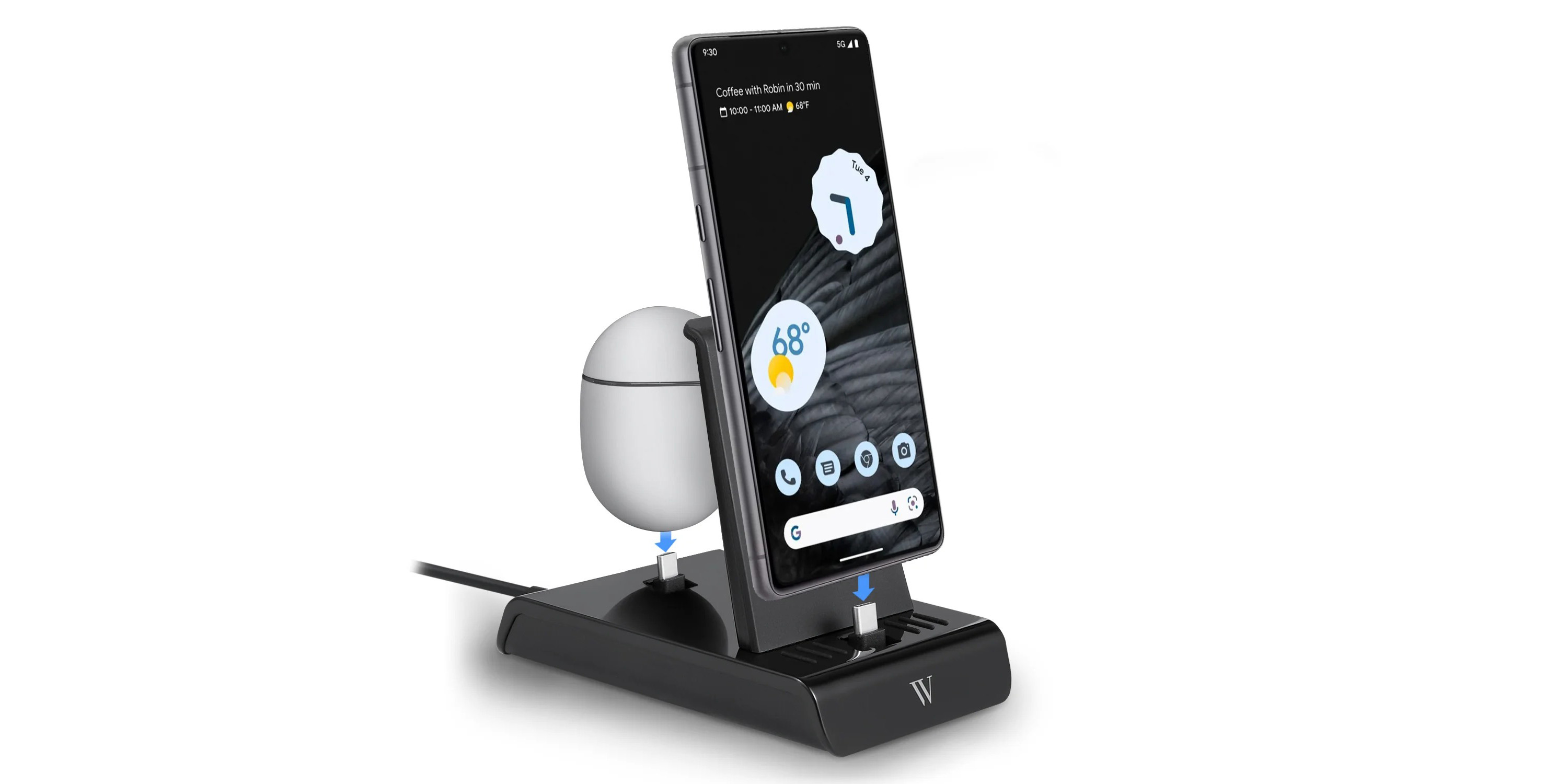 Pixel phones and Buds get new 2 in 1 charging dock