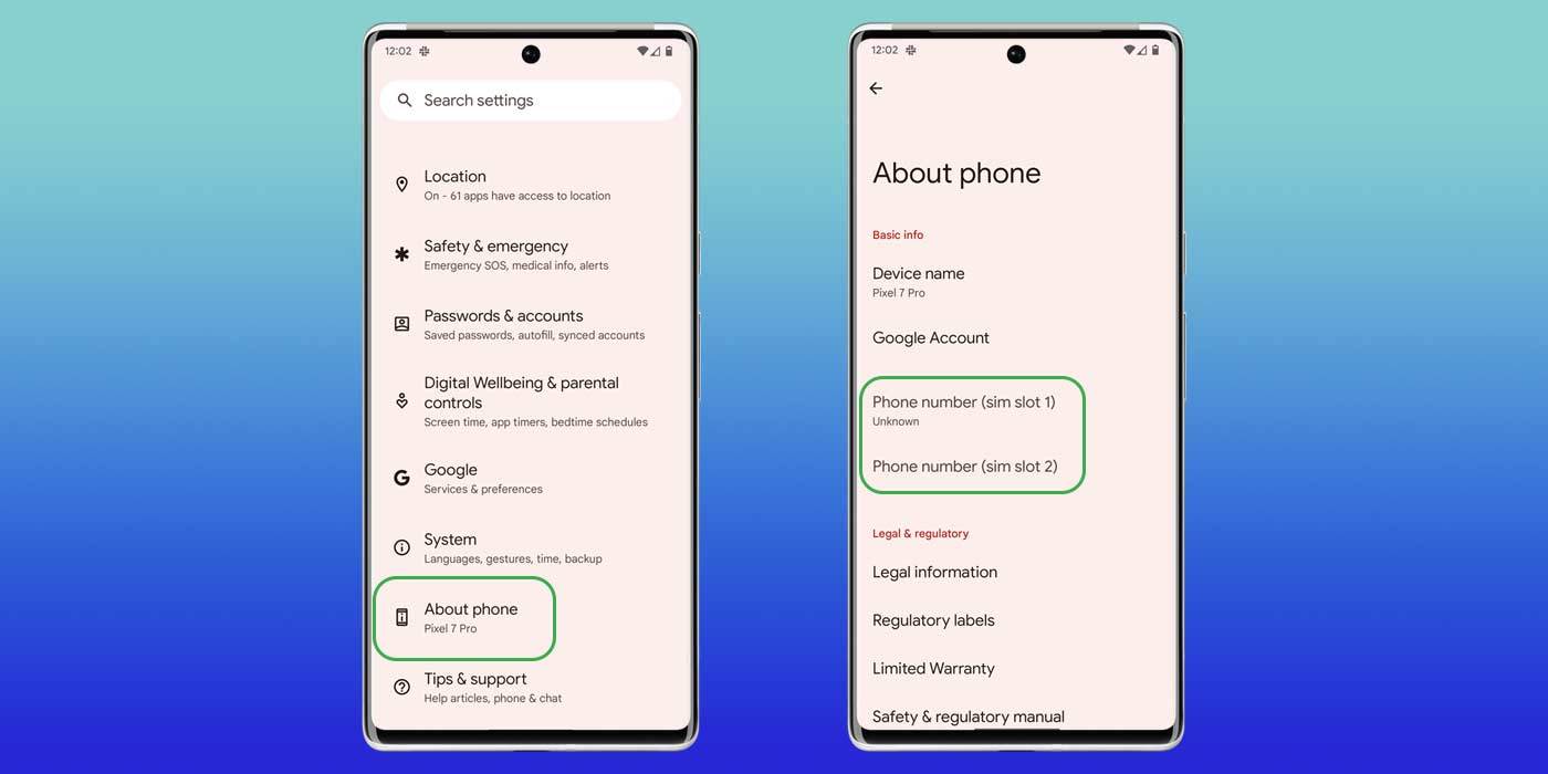 How to find your phone number on Android devices