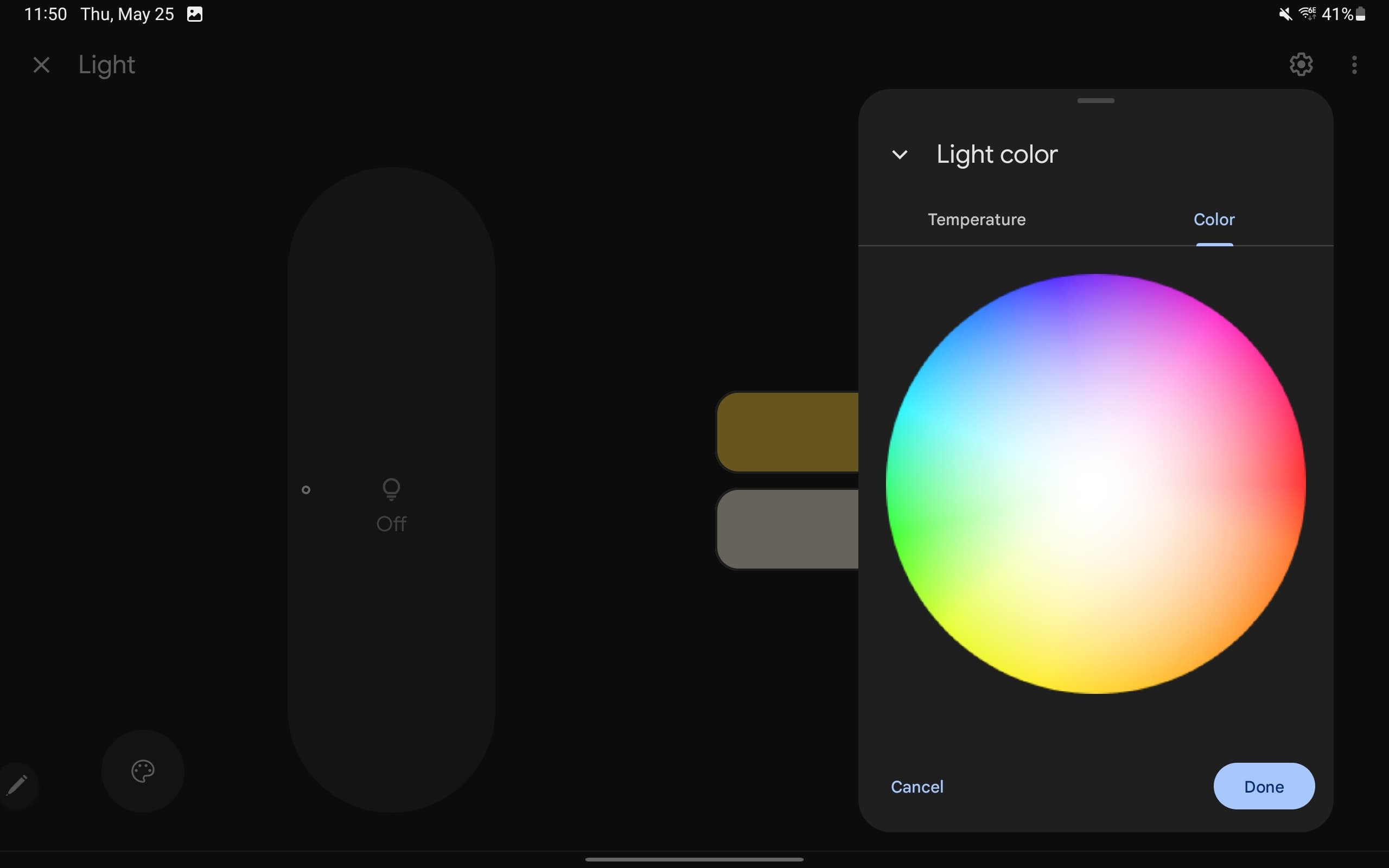 Google home discount app lights