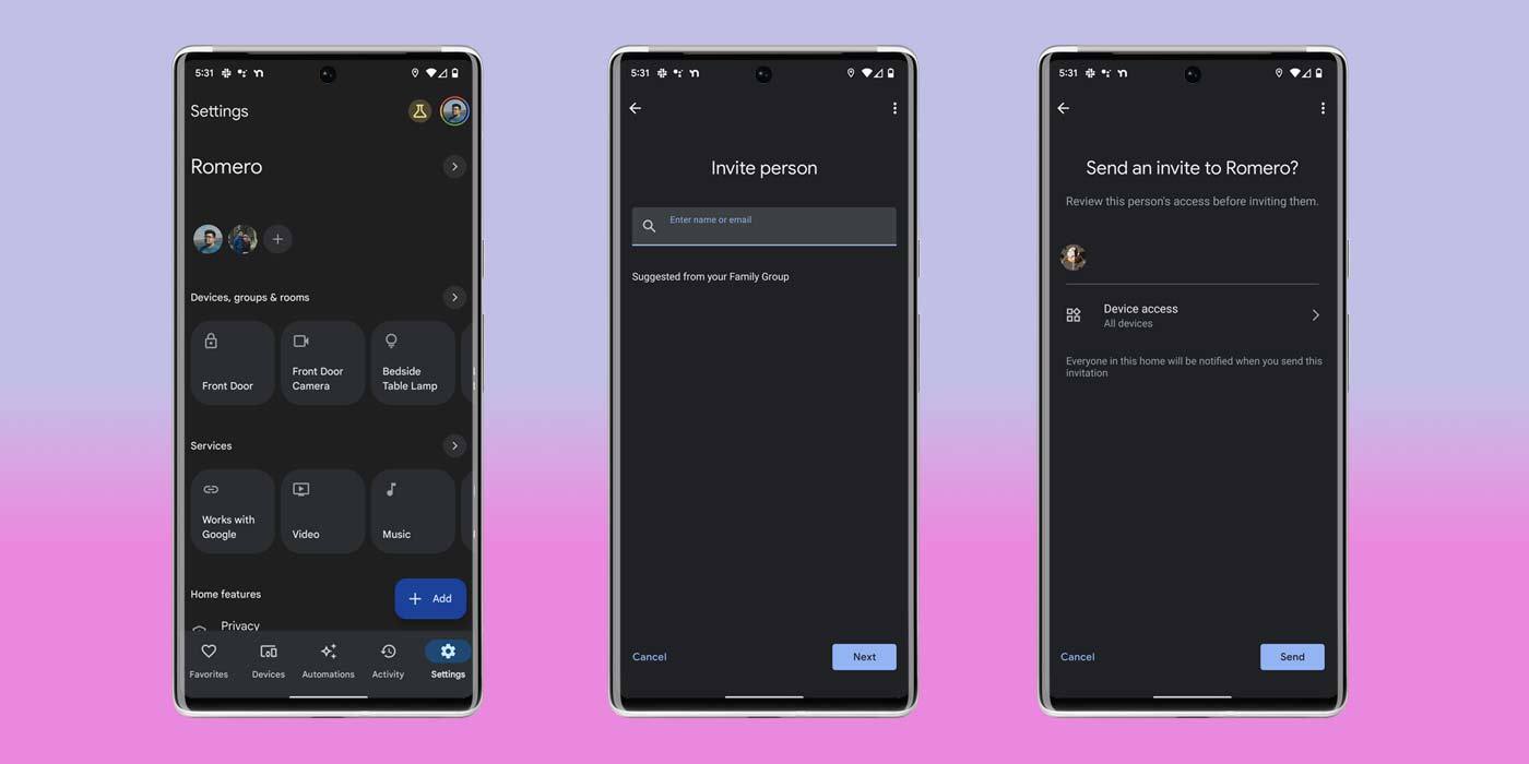 Image showcasing How to invite family members to your Google Home