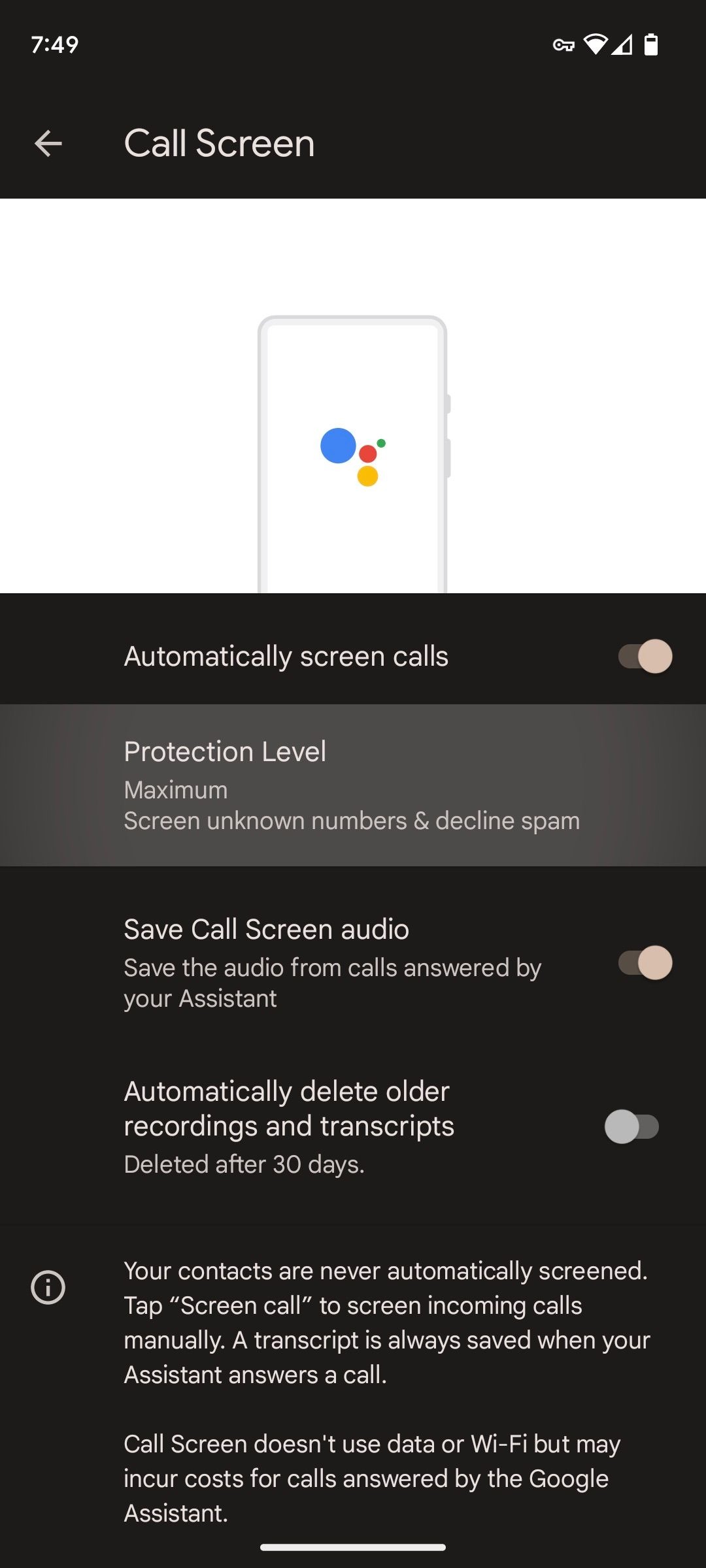 Pixel's Call Screen feature is being simplified