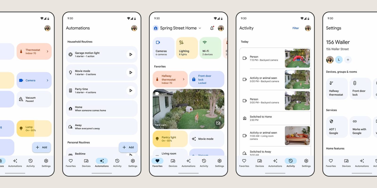 Google Home app redesign