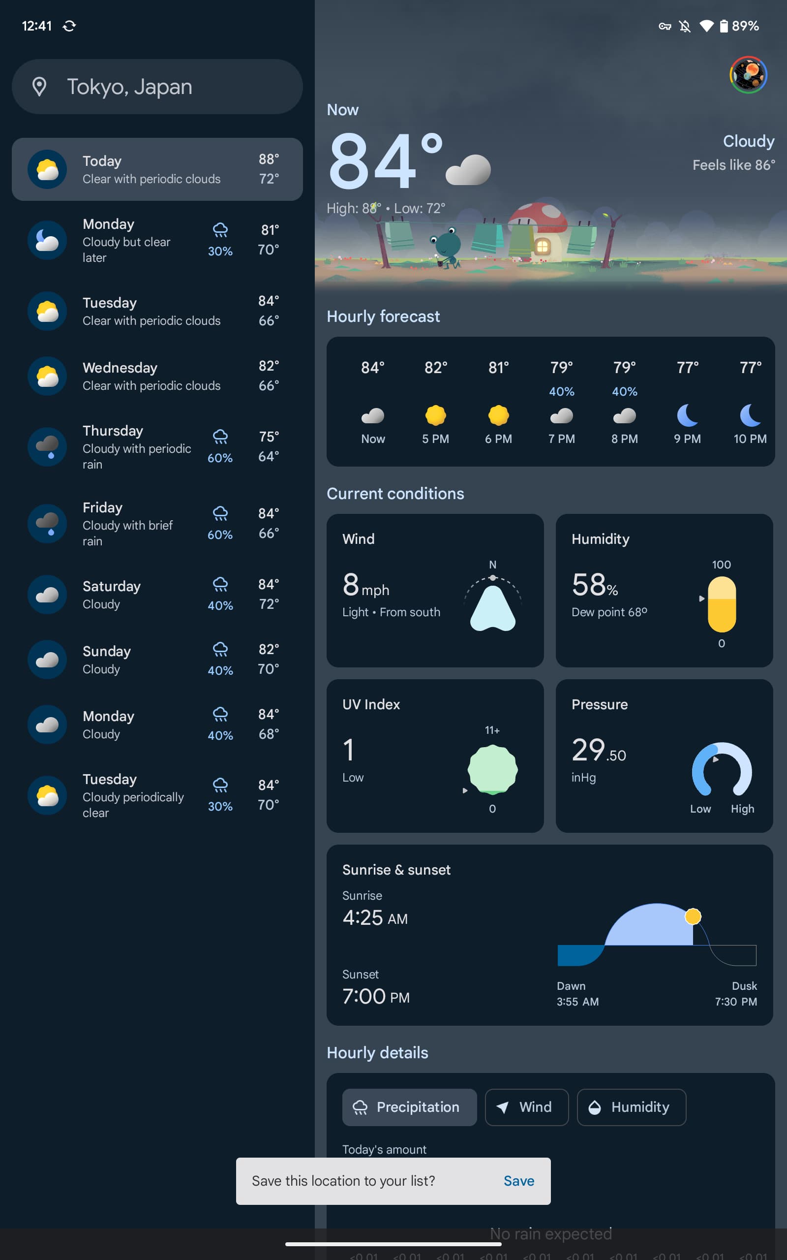 Google Weather Material You Redesign Debuts On Pixel Tablet