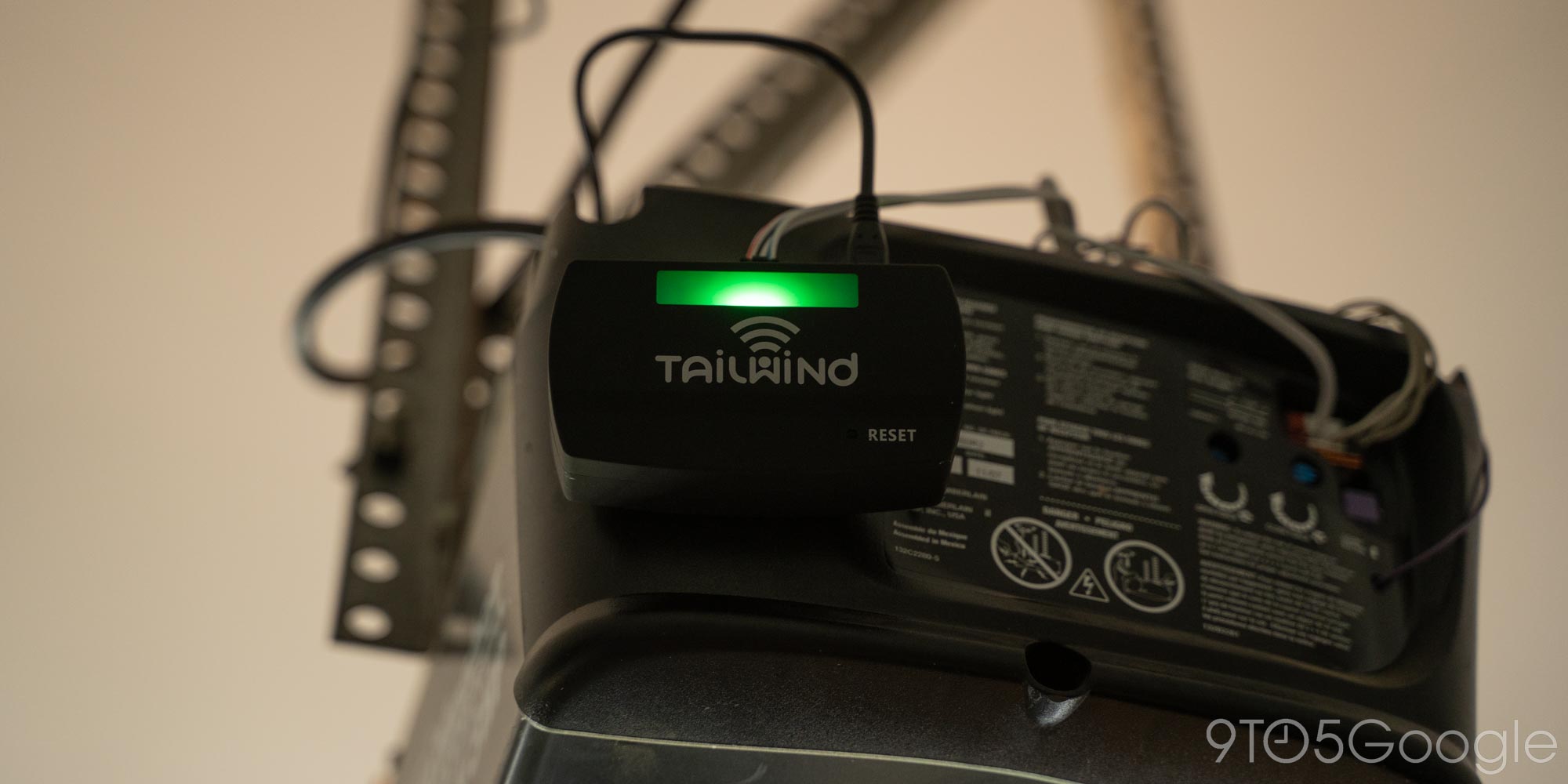 Review Tailwind Garage Door Opener is perfect for Google Home