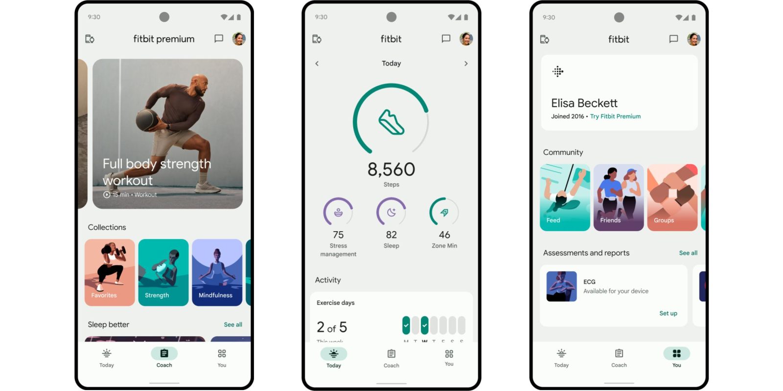 Here&#8217;s the new Fitbit app with Material You redesign, coming this fall [Gallery]