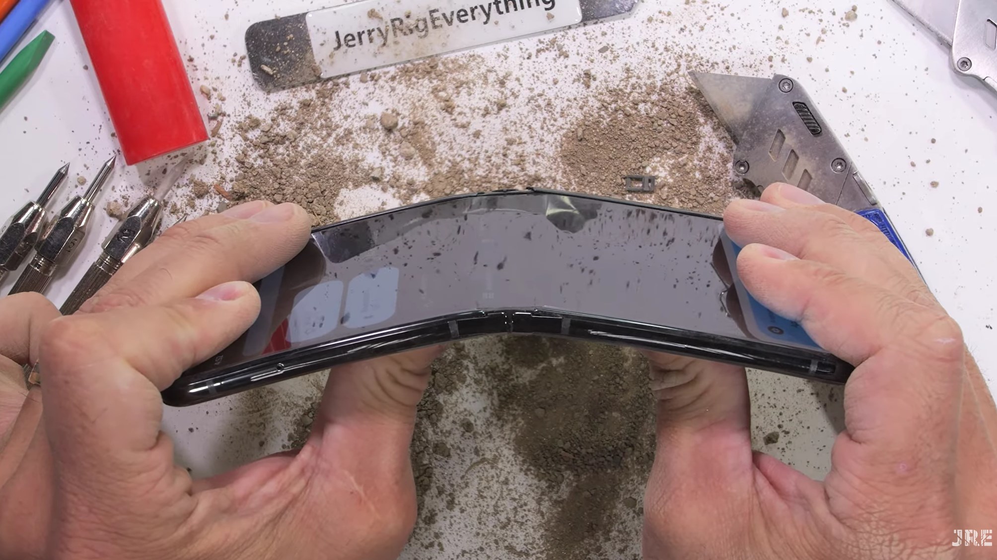 Motorola Razr+ durability test breaks display, but not how you think