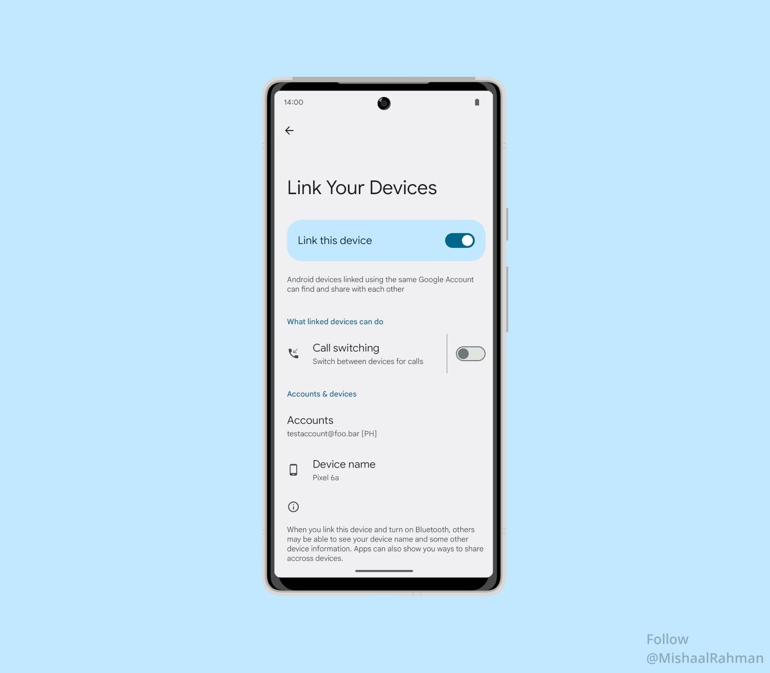 Android preparing 'Link Your Devices' menu with new features