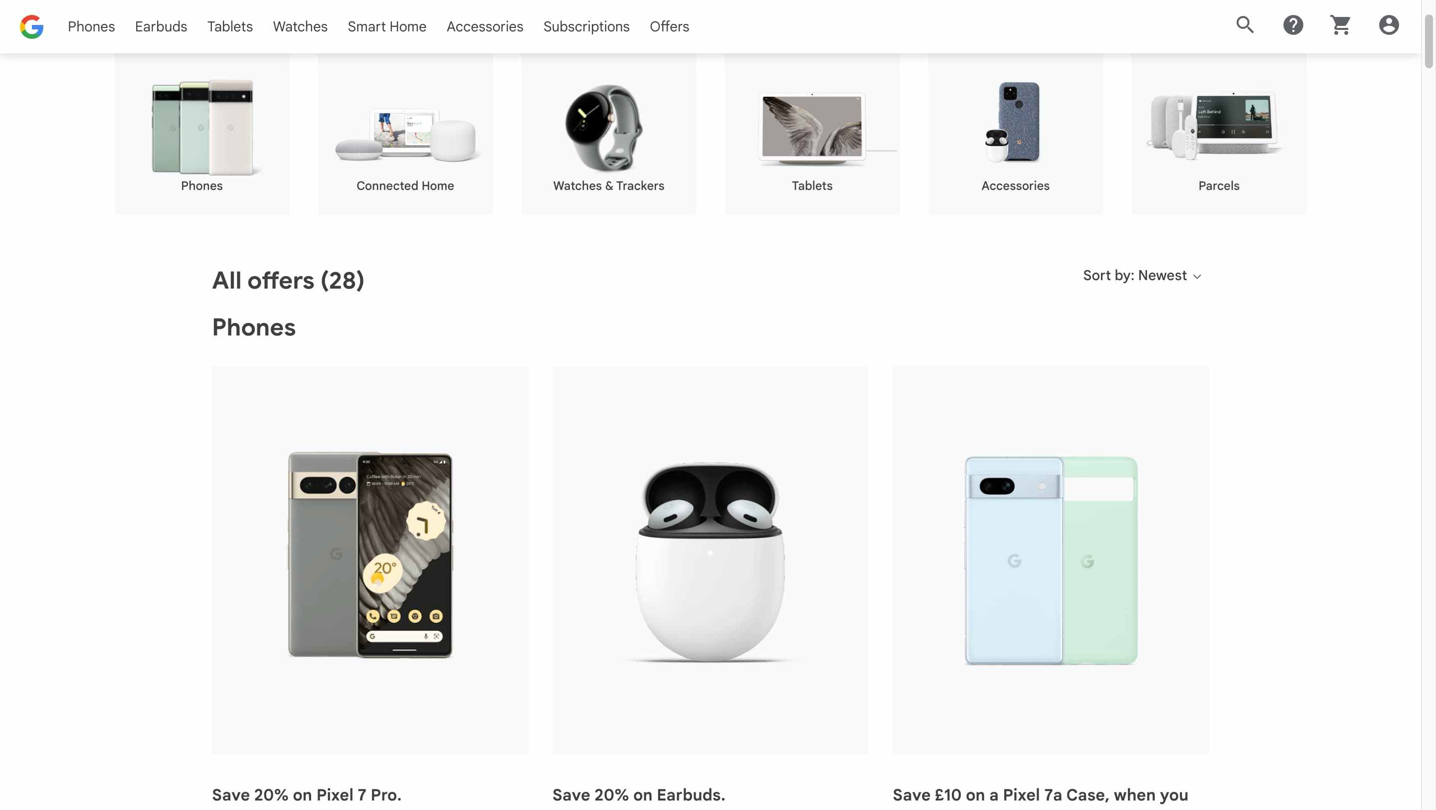 Google Store Google Store 25th birthday in Europe: 20% off Pixel 7 Pro, Watch