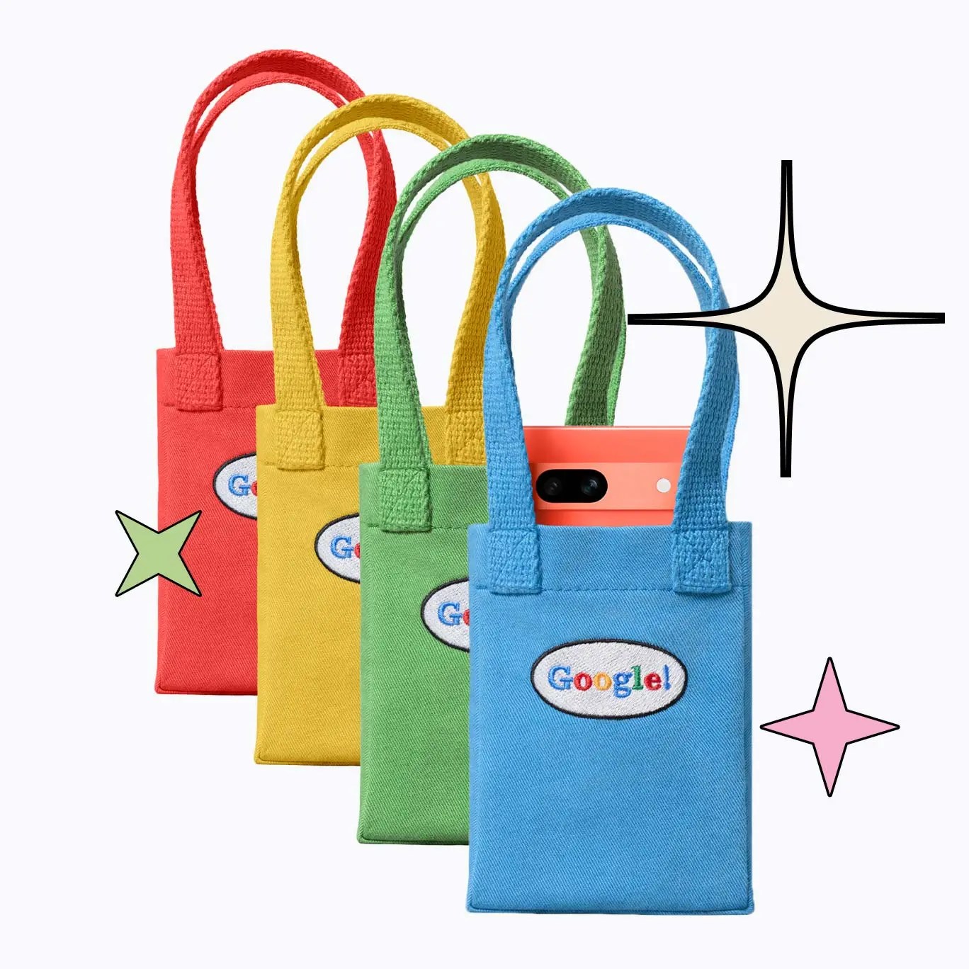 Google Pixel 7 本体 + Google 25周年記念トートバッグ US Google Store 25th birthday sale: Pixel mini tote, wallpapers