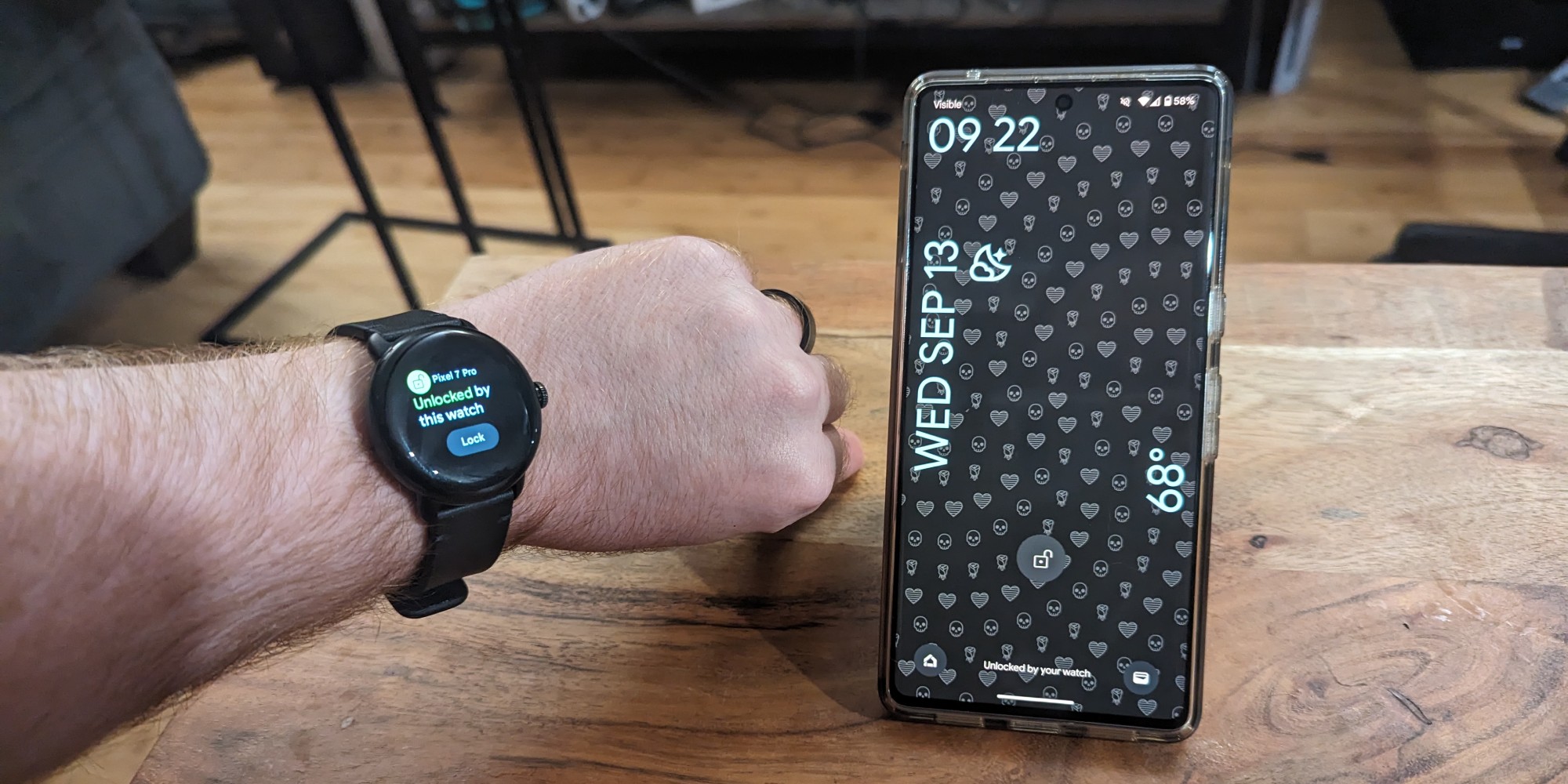 Wear os 2025 touch lock