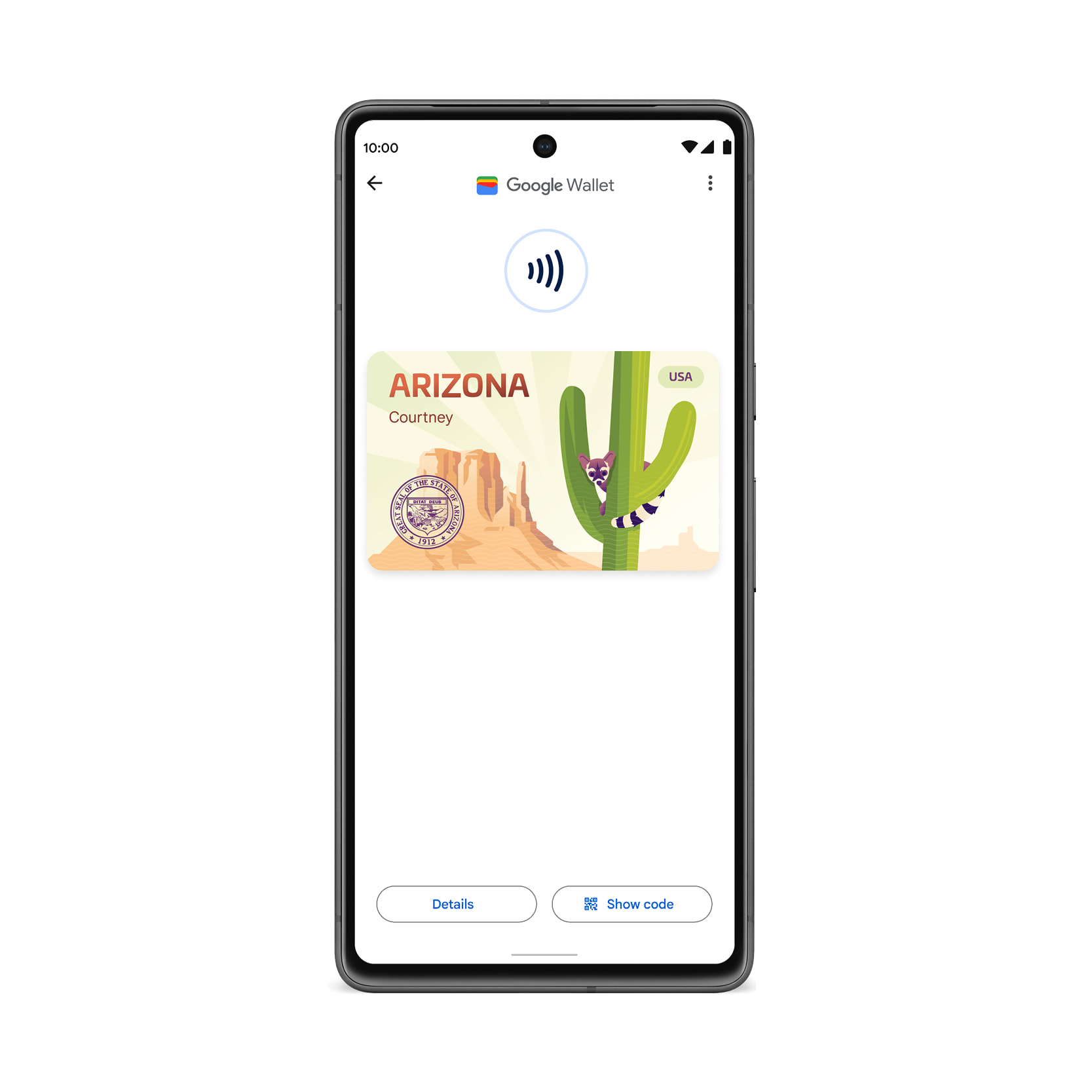 Android:id Unique Example Google Wallet on Android adds support for three more state IDs